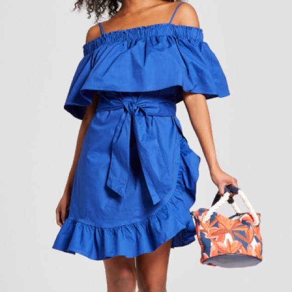 Who What Wear Dresses & Skirts - Blue Cotton Dress